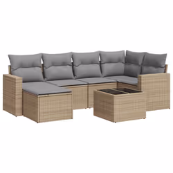 VidaXL 3251606, Gris clair, Rotin, Verre trempé, 110 kg, Adultes et enfants, 550 mm, 550 mm