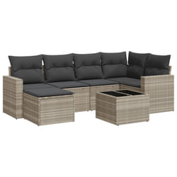 VidaXL 3251609 banc de jardin Rotin, Verre trempé