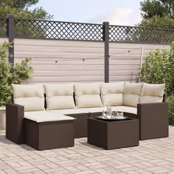 VidaXL 3251610 banc de jardin Rotin, Verre trempé