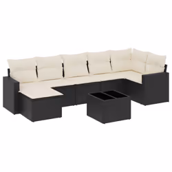 VidaXL 3251623, Crème, Rotin, Verre trempé, 110 kg, Adultes et enfants, 550 mm, 550 mm