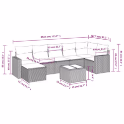 VidaXL 3251623 banc de jardin Rotin, Verre trempé