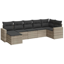 VidaXL 3251629 banc de jardin Rotin, Verre trempé