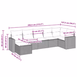 VidaXL 3251629 banc de jardin Rotin, Verre trempé