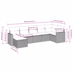 VidaXL 3251630 banc de jardin Rotin, Verre trempé