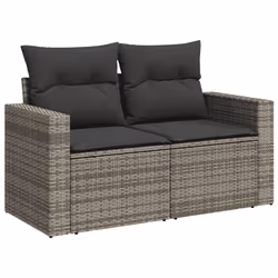 VidaXL 3251637 banc de jardin Rotin, Acier - Vue supplémentaire 8
