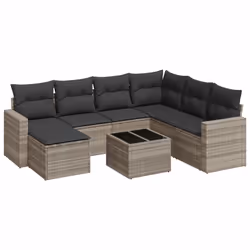 VidaXL 3251639, Gris foncé, Rotin, Acier, 110 kg, Adultes et enfants, 550 mm, 550 mm
