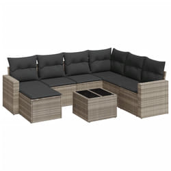 VidaXL 3251639 banc de jardin Rotin, Acier