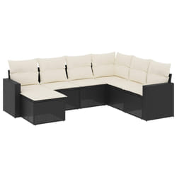 VidaXL 3251643 banc de jardin Rotin, Verre trempé