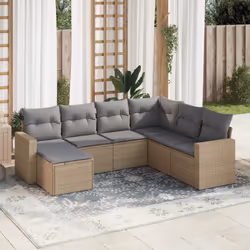 VidaXL 3251646 banc de jardin Rotin, Verre trempé