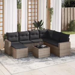 VidaXL 3251647 banc de jardin Rotin, Verre trempé