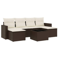 VidaXL 3251660 banc de jardin Rotin, Acier