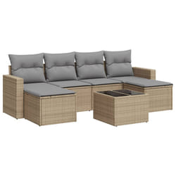 VidaXL 3251666 banc de jardin Rotin, Verre trempé