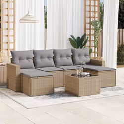 VidaXL 3251666 banc de jardin Rotin, Verre trempé