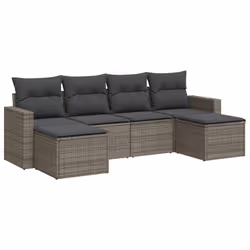 VidaXL 3251667, Gris foncé, Rotin, Verre trempé, 110 kg, Adultes et enfants, 550 mm, 550 mm