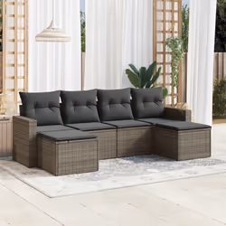 VidaXL 3251667 banc de jardin Rotin, Verre trempé