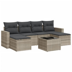 VidaXL 3251669 banc de jardin Rotin, Verre trempé
