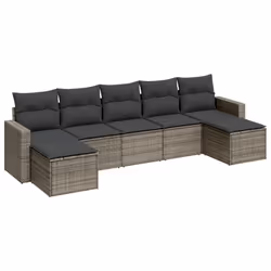 VidaXL 3251677, Gris foncé, Rotin, Acier, 110 kg, Adultes et enfants, 550 mm, 550 mm