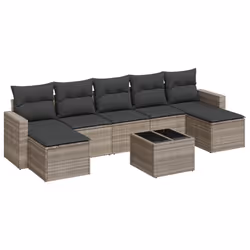 VidaXL 3251679, Gris foncé, Rotin, Acier, 110 kg, Adultes et enfants, 550 mm, 550 mm