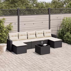 VidaXL 3251683 banc de jardin Rotin, Verre trempé