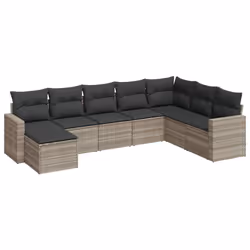 VidaXL 3251699, Gris foncé, Rotin, Acier, 110 kg, Adultes et enfants, 550 mm, 550 mm