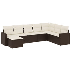 VidaXL 3251700 banc de jardin Rotin, Acier