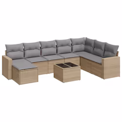 VidaXL 3251706, Gris clair, Rotin, Verre trempé, 110 kg, Adultes et enfants, 550 mm, 550 mm