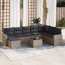VidaXL 3251707 banc de jardin Rotin, Verre trempé
