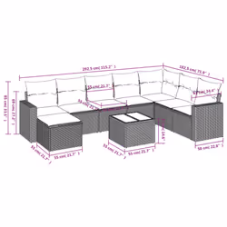 VidaXL 3251707 banc de jardin Rotin, Verre trempé