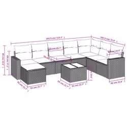 VidaXL 3251710 banc de jardin Rotin, Verre trempé