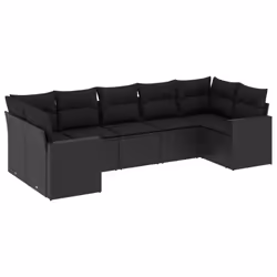 VidaXL 3251722, Noir, Rotin, Acier, 110 kg, Adultes et enfants, 655 mm, 620 mm