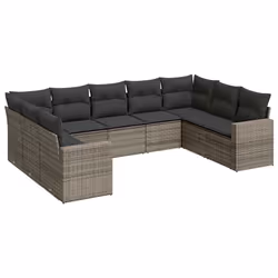 VidaXL 3251737, Gris foncé, Rotin, Acier, 110 kg, Adultes et enfants, 655 mm, 620 mm