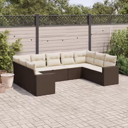 VidaXL 3251750 banc de jardin Rotin, Verre trempé
