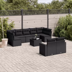 VidaXL 3251762 banc de jardin Rotin, Verre trempé