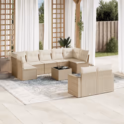 VidaXL 3251765 banc de jardin Rotin, Verre trempé