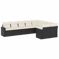 VidaXL 3251773 banc de jardin Rotin, Acier