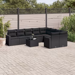 VidaXL 3251782 banc de jardin Rotin, Verre trempé