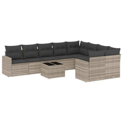 VidaXL 3251789 banc de jardin Rotin, Verre trempé