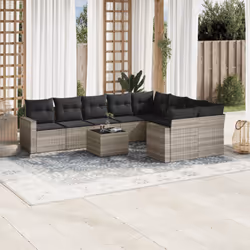 VidaXL 3251789 banc de jardin Rotin, Verre trempé