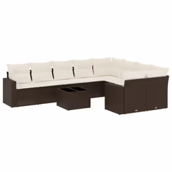 VidaXL 3251790, Crème, Rotin, Verre trempé, 110 kg, Adultes et enfants, 550 mm, 550 mm