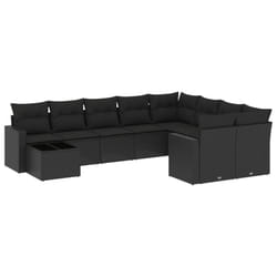VidaXL 3251792 banc de jardin Rotin, Verre trempé