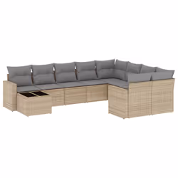 VidaXL 3251796, Gris clair, Rotin, Verre trempé, 110 kg, Adultes et enfants, 550 mm, 550 mm