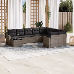 VidaXL 3251797 banc de jardin Rotin, Verre trempé