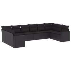 VidaXL 3251802, Noir, Rotin, Acier, 110 kg, Adultes et enfants, 655 mm, 620 mm