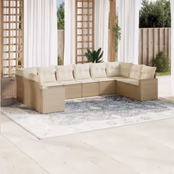 VidaXL 3251815 banc de jardin Rotin, Verre trempé