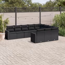 VidaXL 3251832 banc de jardin Rotin, Verre trempé