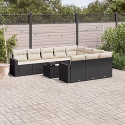 VidaXL 3251833 banc de jardin Rotin, Verre trempé
