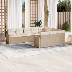 VidaXL 3251835 banc de jardin Rotin, Verre trempé