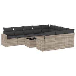 VidaXL 3251839 banc de jardin Rotin, Verre trempé