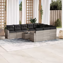 VidaXL 3251839 banc de jardin Rotin, Verre trempé