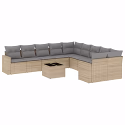 VidaXL 3251846, Gris clair, Rotin, Acier, 110 kg, Adultes et enfants, 655 mm, 620 mm